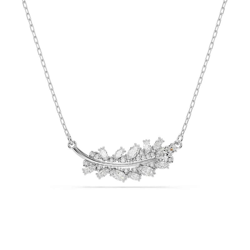 Swarovski Vienna Feather Zilveren Ketting 5756111