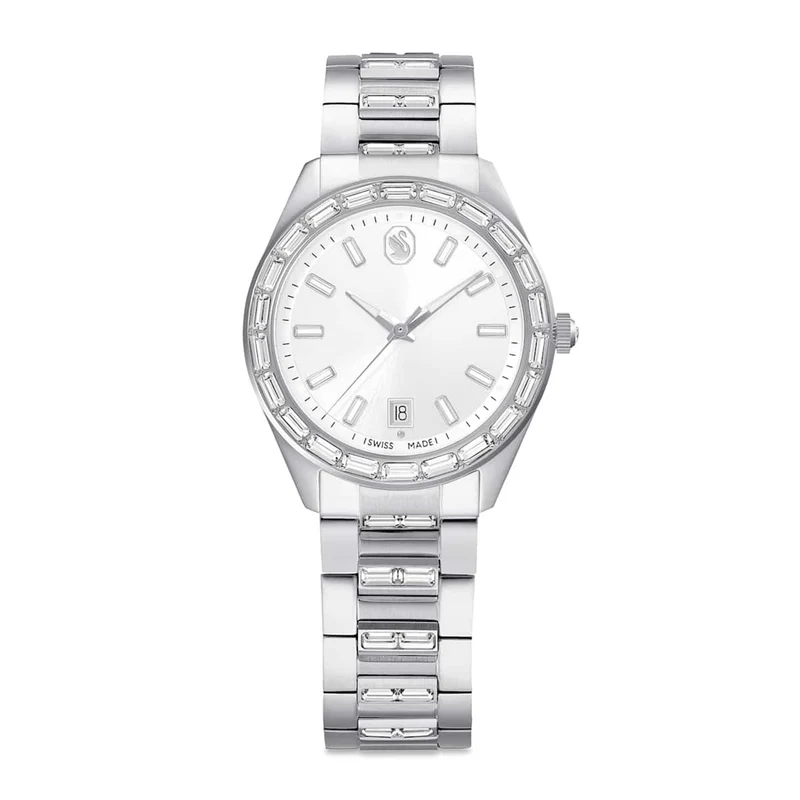 Swarovski Matrix Zilverkleurig Stalen Horloge 5734665