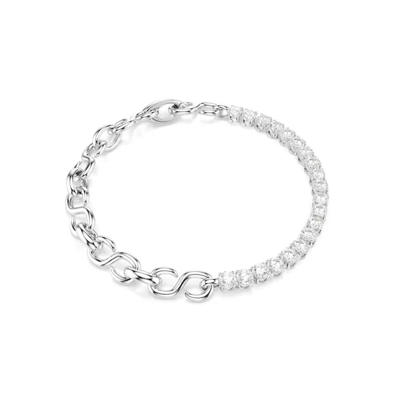 Swarovski Matrix Tennis Zilveren Schakelarmband 5753926