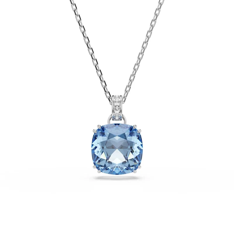 Swarovski Millenia Zilveren Ketting met Blauwe Hanger 5760057