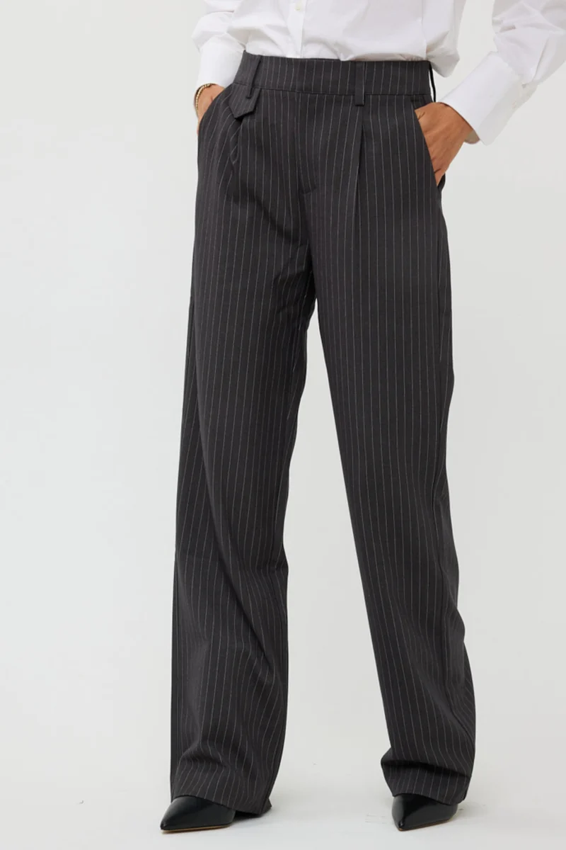 Broek pinstripe dark grey W24.10701