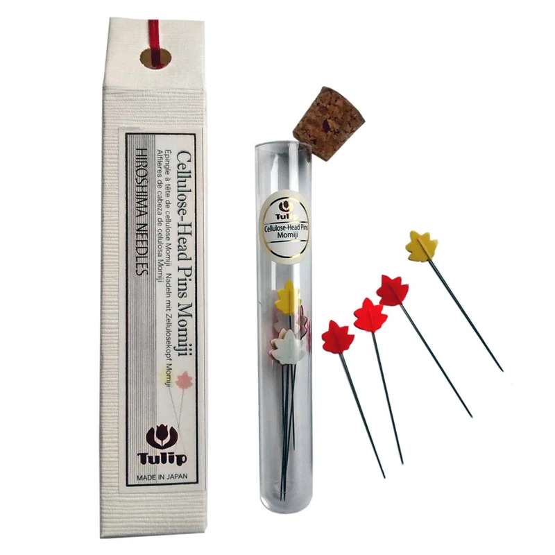 tulip Hiroshima cellulose-head pins
