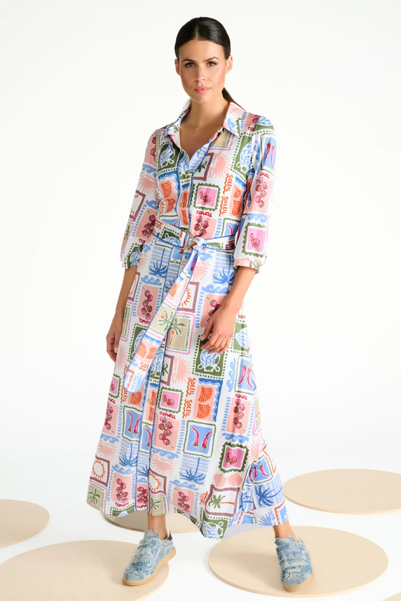 Jurk Maxi Met Design C302-P096