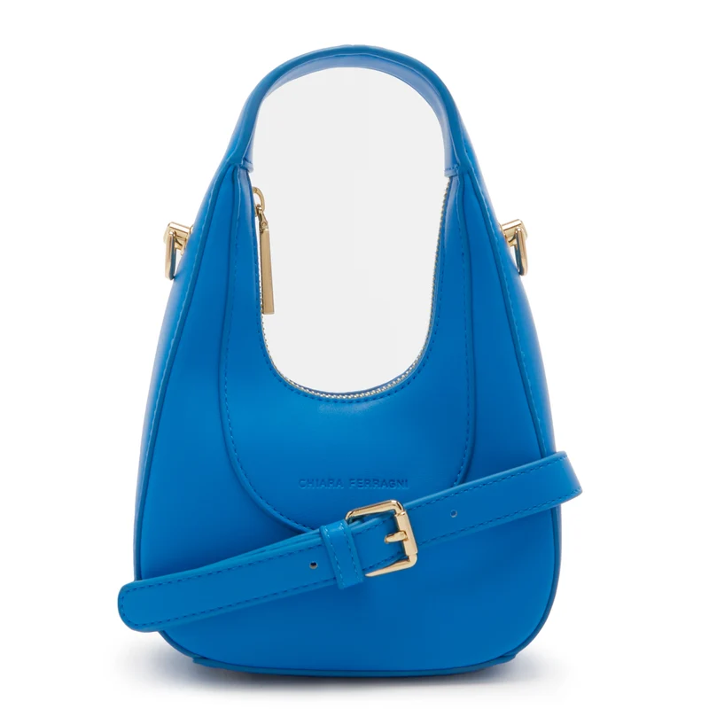 Chiara Ferragni Caia Blue Crossbody bag 75SB4BG2-ZS517-236