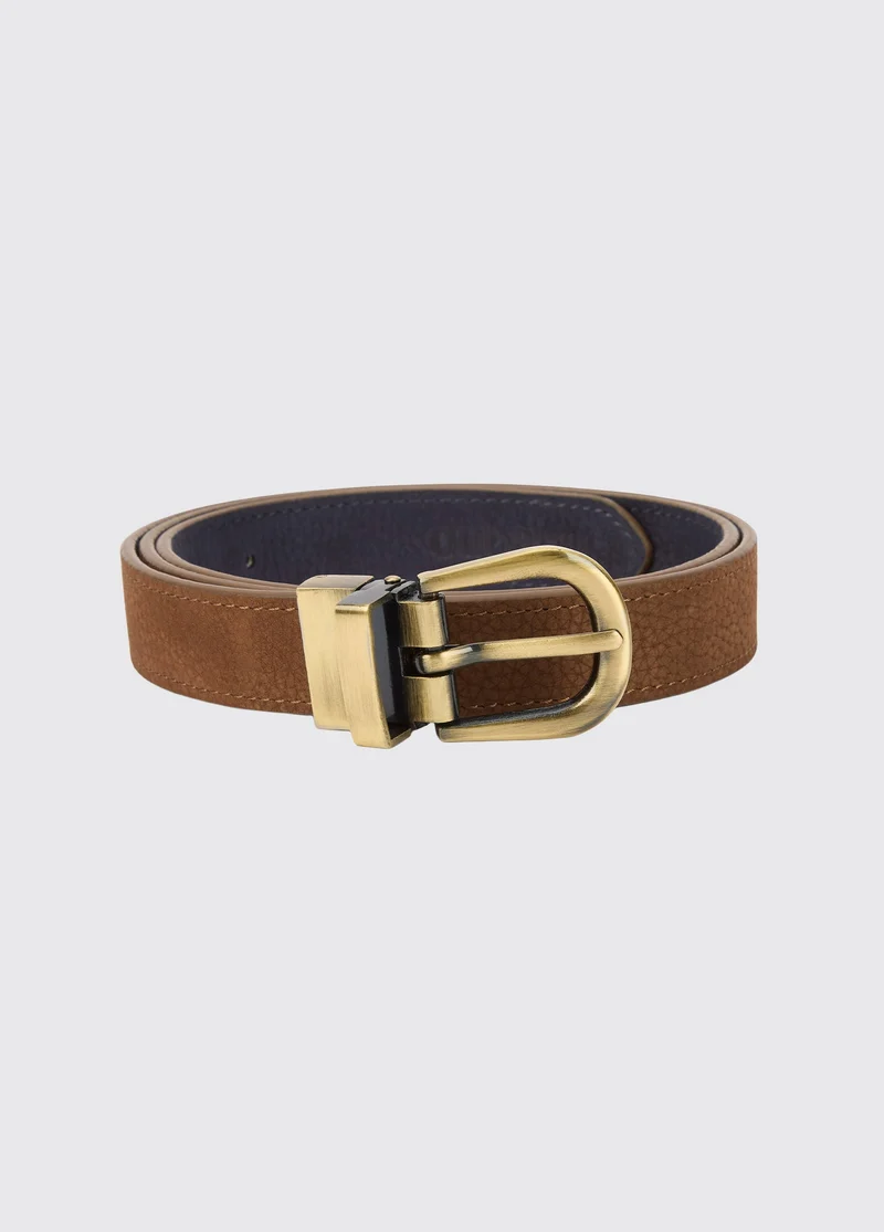 Larchville Leren Herenriem - Walnut