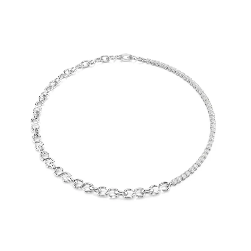 Swarovski Matrix Tennis Zilveren Ketting 5747732