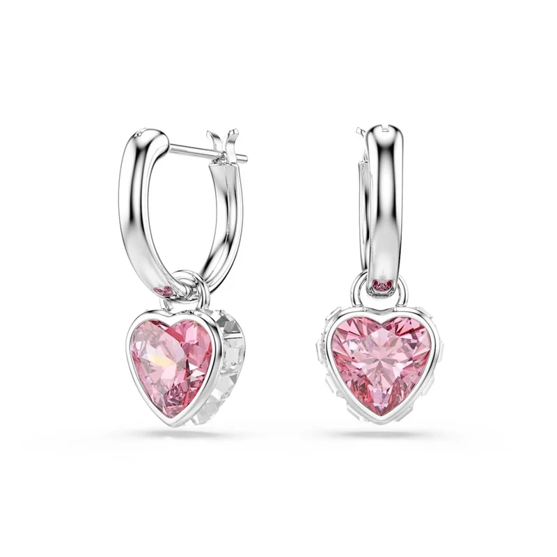 Swarovski Chroma Zilveren Oorbellen met Roze Accenten 5757814