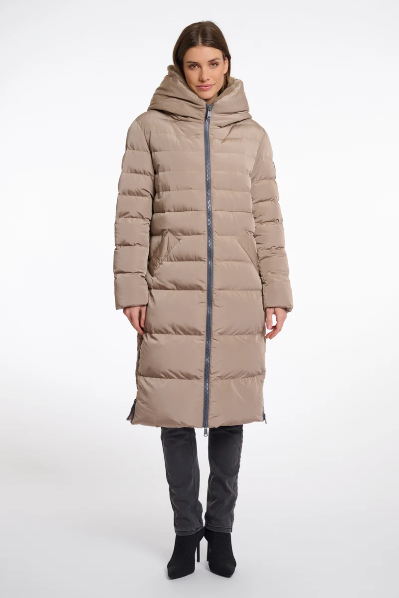 Coat Keilafur Toffee