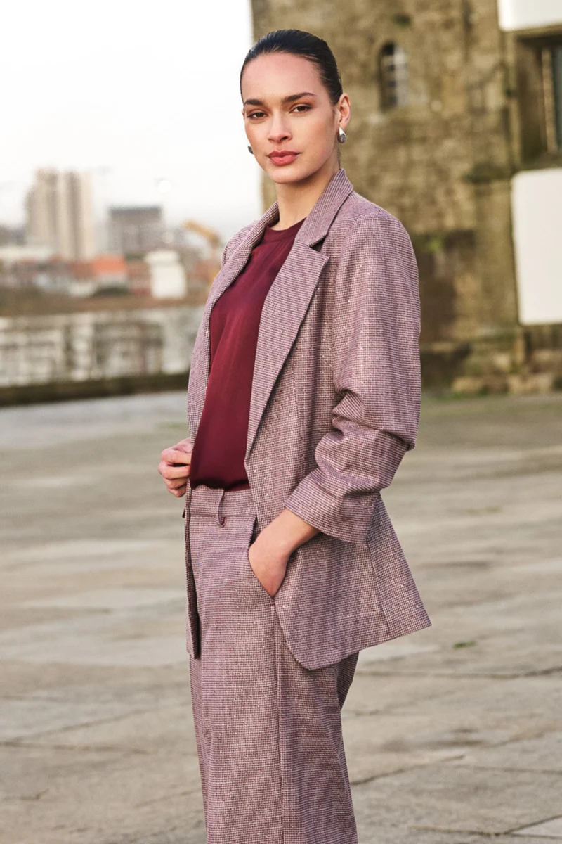 Blazer Fancy Strass Merlot F26.10524