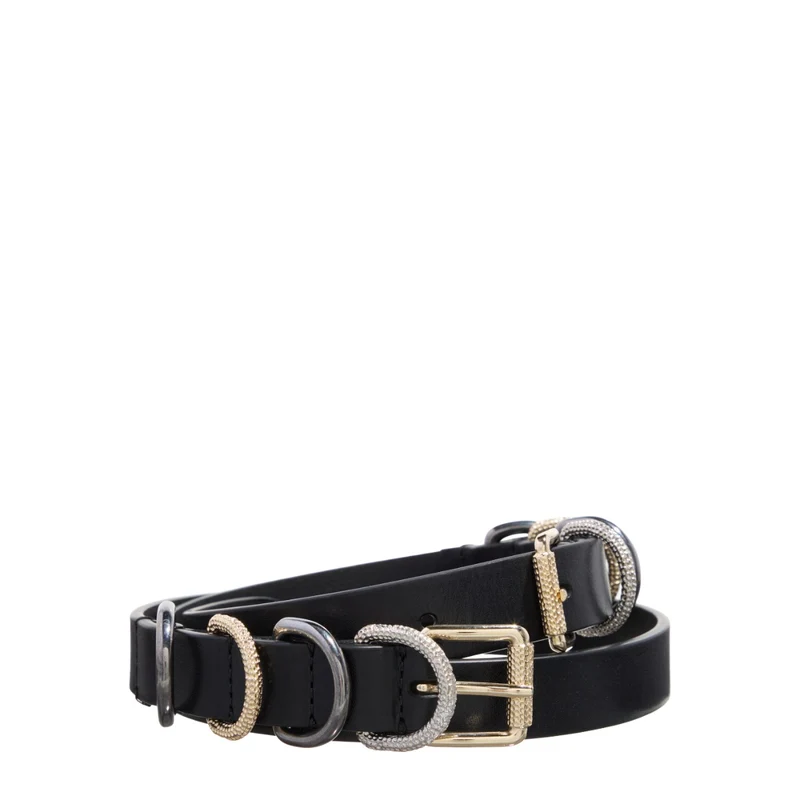 Roseo Morrison Zwarte Leren Riem 103448-A1UH-Z99N-L