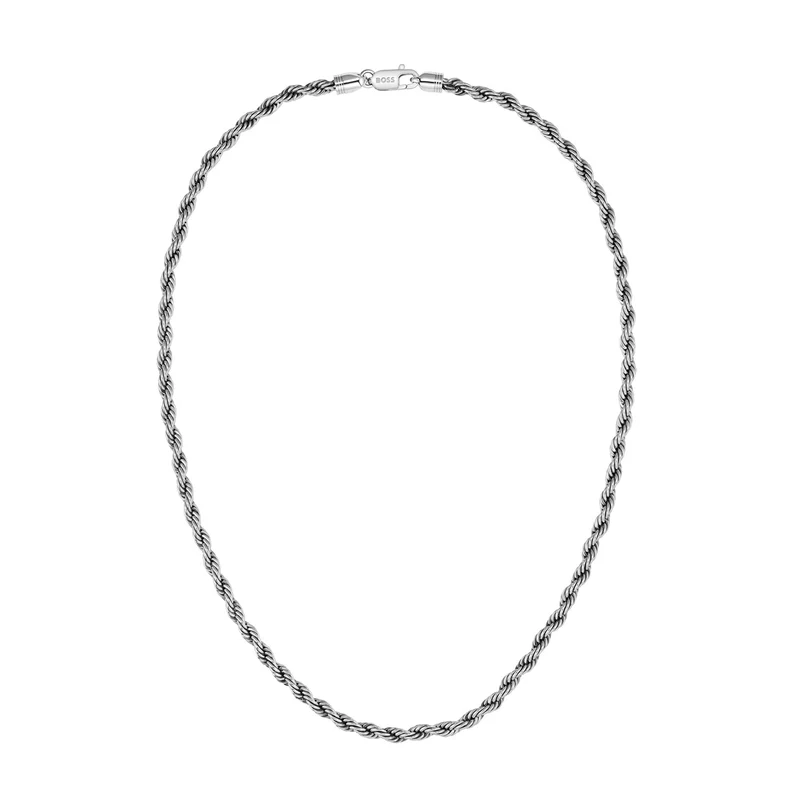 Hugo Boss Roestvrij Staal Zilverkleurige Heren Ketting HBJ1580839