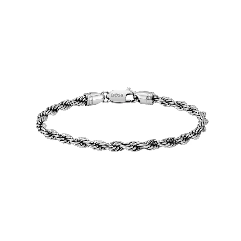 Hugo Boss Roestvrij Staal Zilverkleurige Heren Schakelarmband HBJ1580809M
