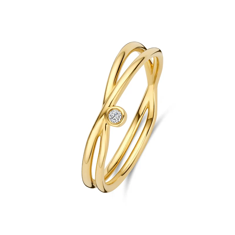 Isabel Bernard De La Paix Julia Ring met Diamant 0.02 Karaat IBD330048-58