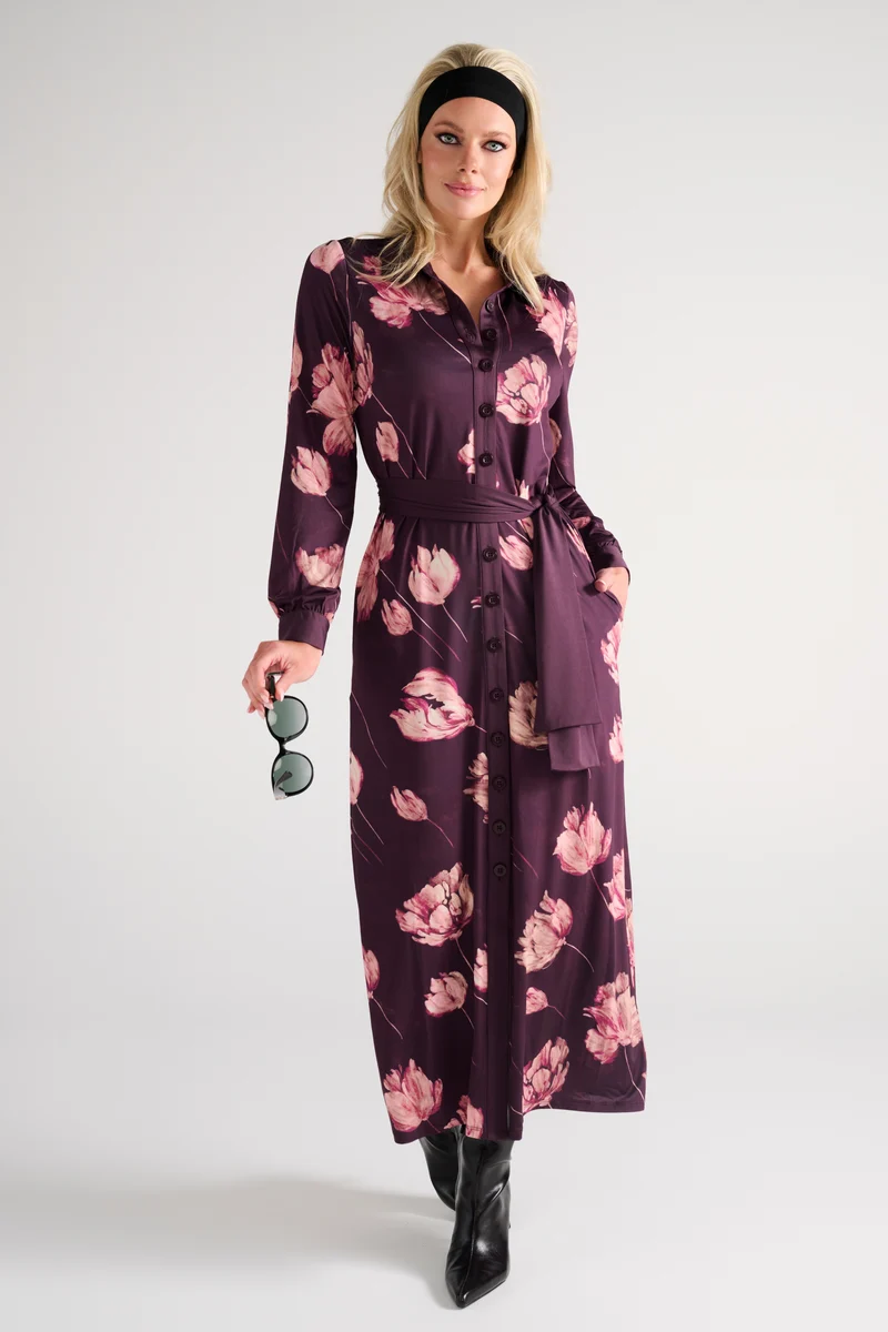 Jurk Maxi Met Bloemenprint D112-P149