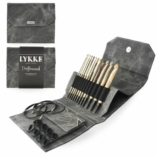 Lykke Driftwood Interchangeable Tunisian Crochet Set