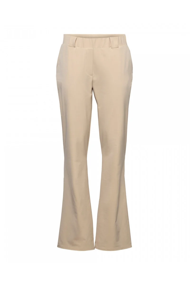 Travel Broek Penelope Flare Light Sand