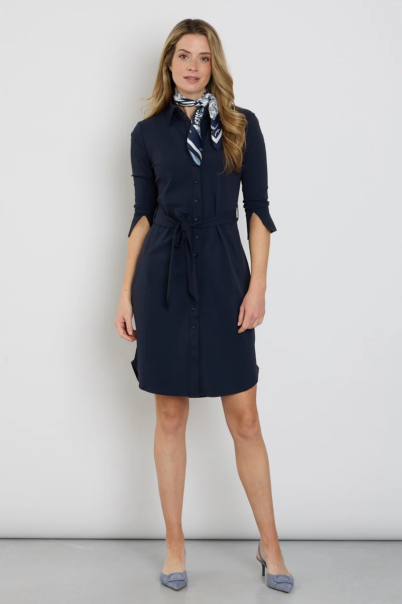 Travel jurk navy 202092
