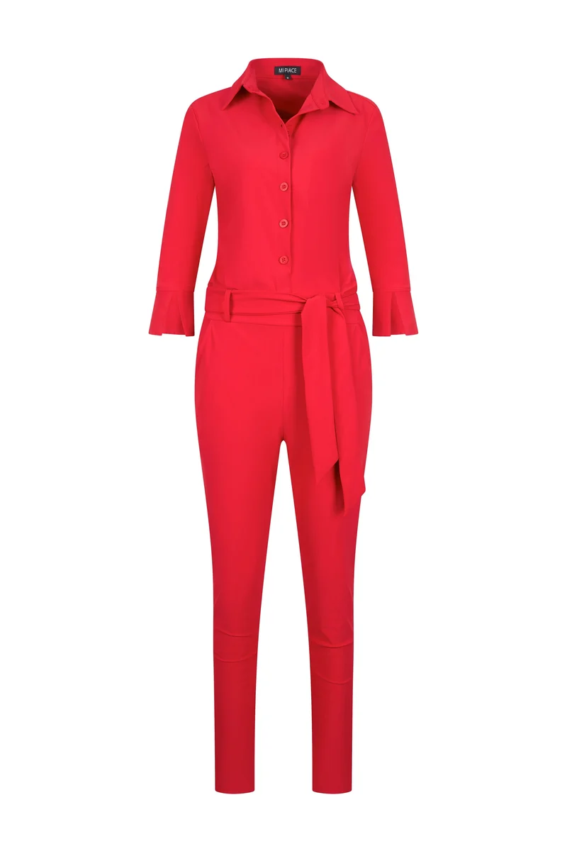 Travel Jumpsuit Red 202033