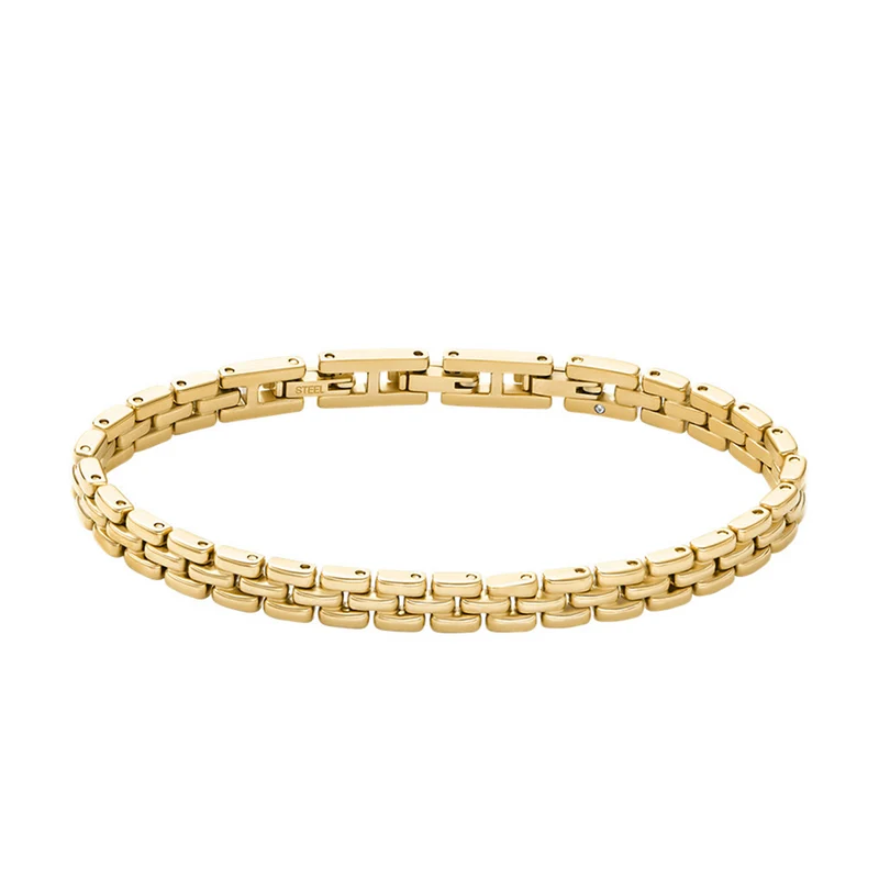 Fossil Arden Gold Coloured Stainless Steel Bracelet JF04901710