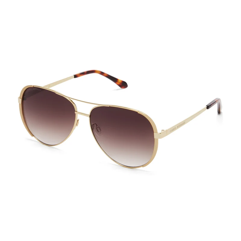 Isabel Bernard La Villette Ruby Goudkleurige Aviator Zonnebril IB400004-15-14