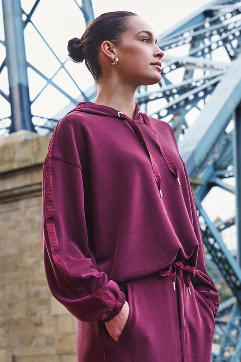 Sweater Monogram Modal Merlot F26.05509