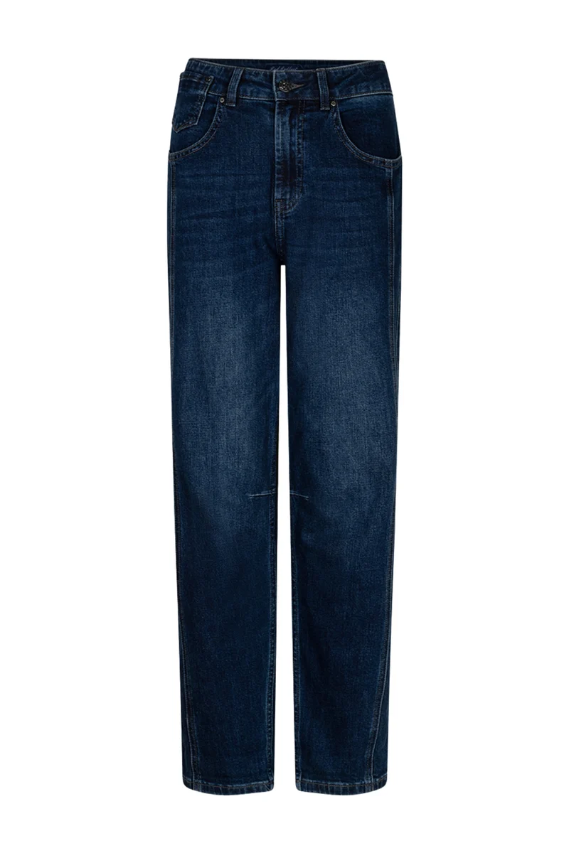 Broek Caitlina Side Patch Dark Stone SRB5032 L29
