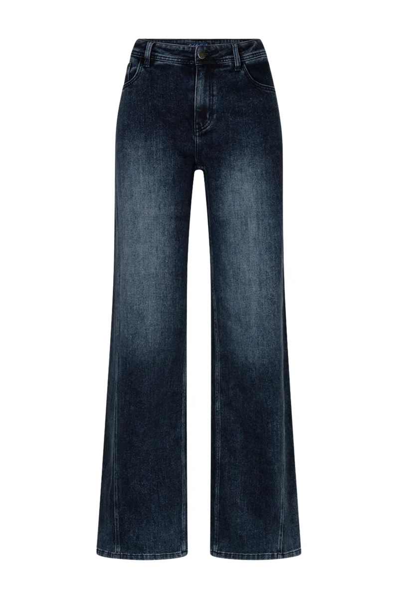 Broek Claudette Insert Blue Black Denim SRB4992 L31