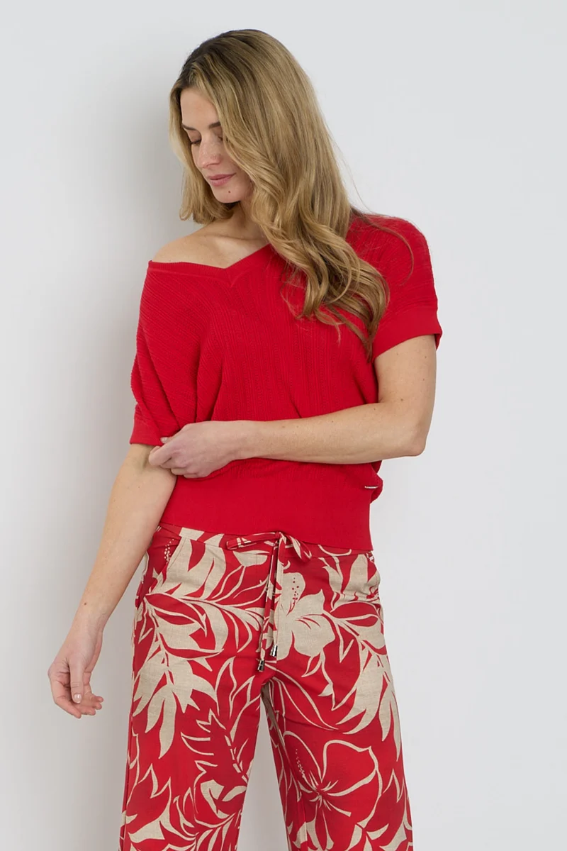 Travel Top Ajour Red 202848