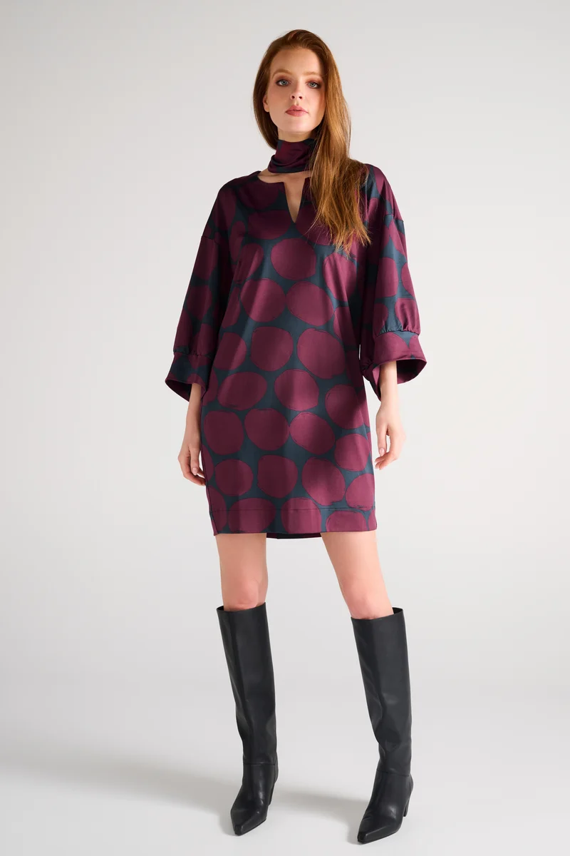 Jurk Sjaaltje Met Print D117-P150