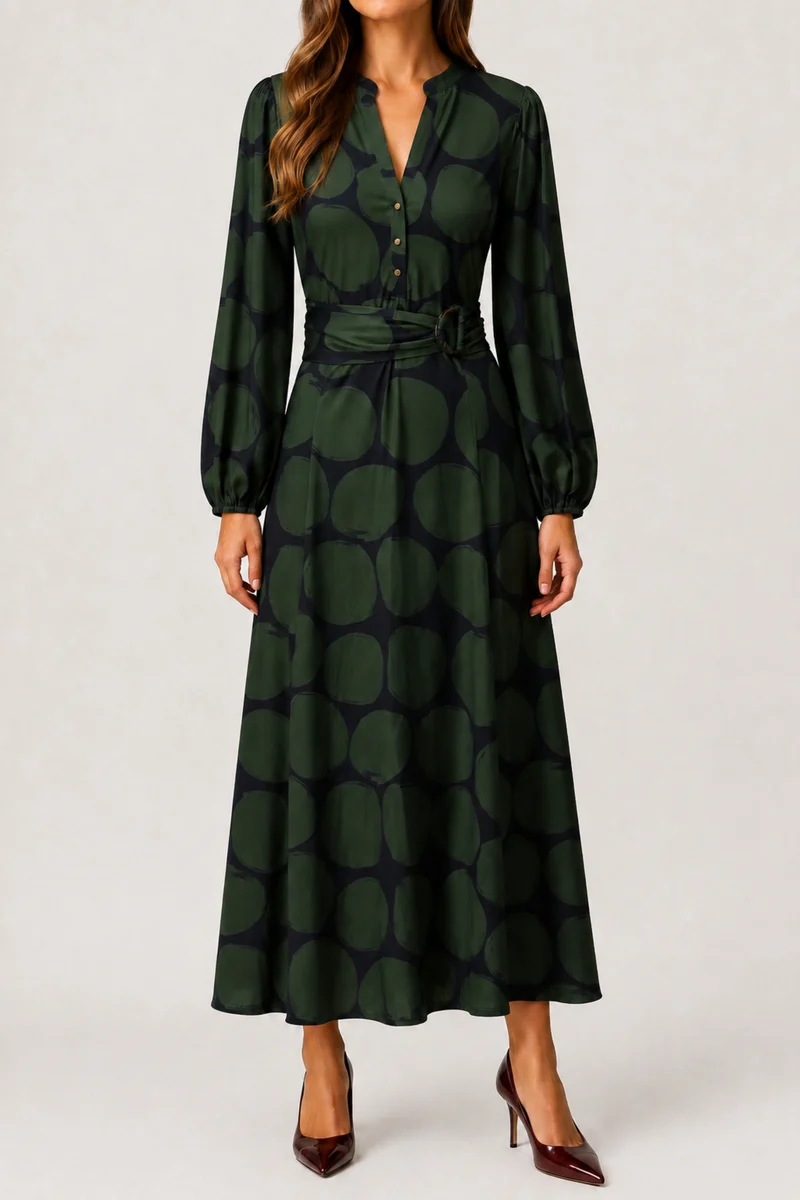 Jurk Maxi Met Print D116-P144