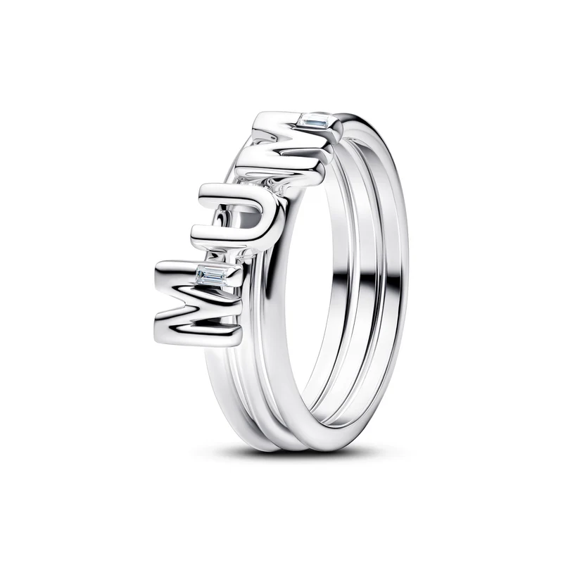 Pandora Moments MUM Letters Splitsbare Ring 194458C01-52