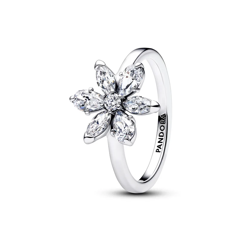 Pandora Timeless Herbarium Sprankelende Bloemen Cocktailring 193000C02-50