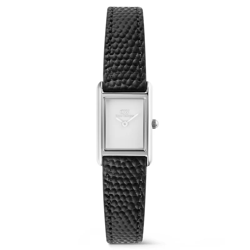 Daniel Wellington Bound Mini Black Lizard Zilverkleurig Dameshorloge DW00100901