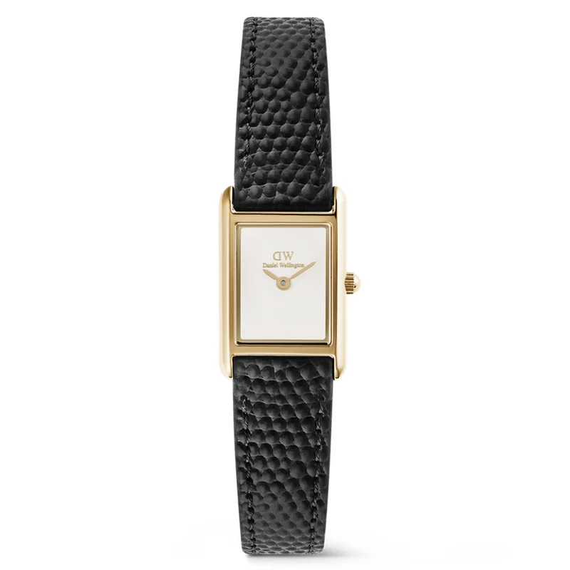 Daniel Wellington Bound Mini Black Lizard Goudkleurig Dameshorloge DW00100903