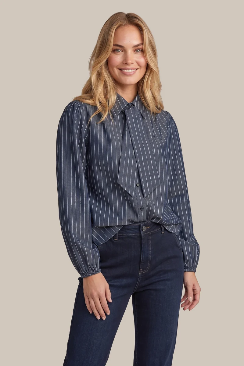 Blouse Fionn Denim Light Grey