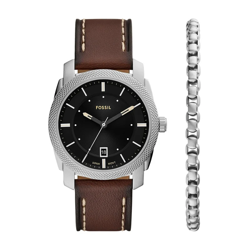 Fossil Machine Herenhorloge FS6081SET