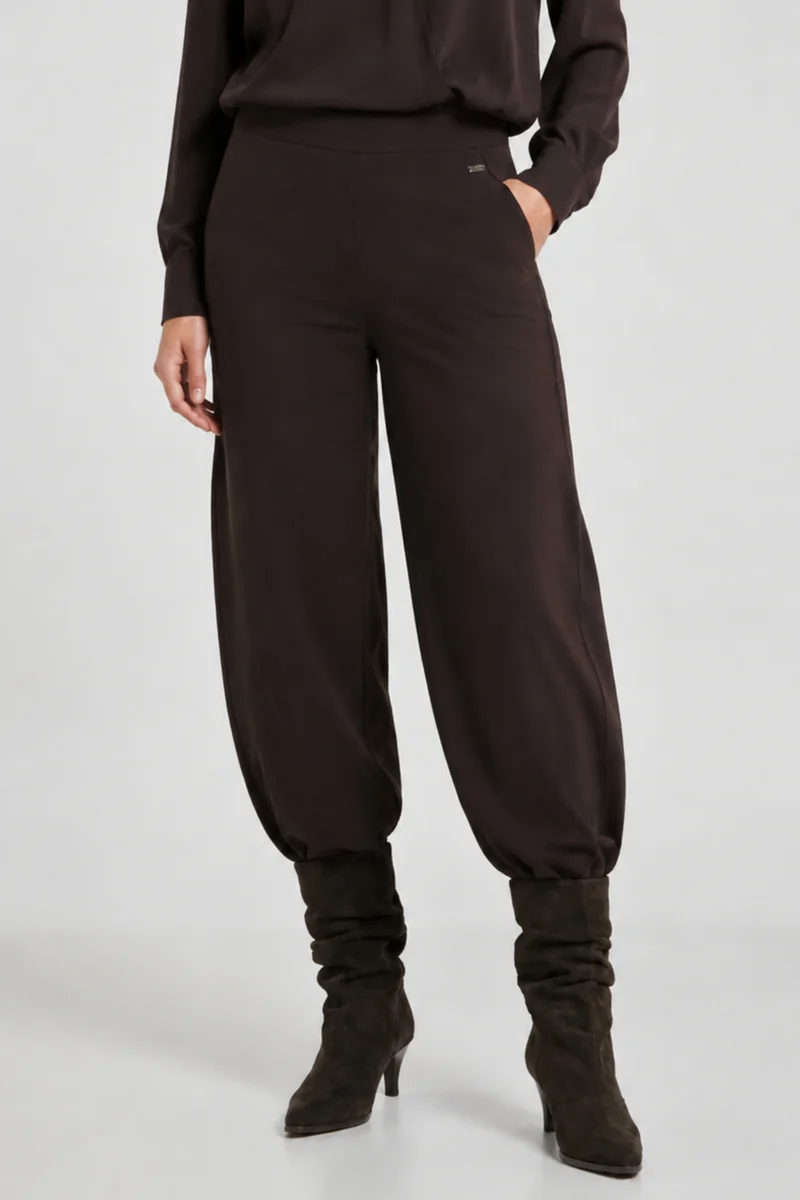Travel Broek Barrel Brown