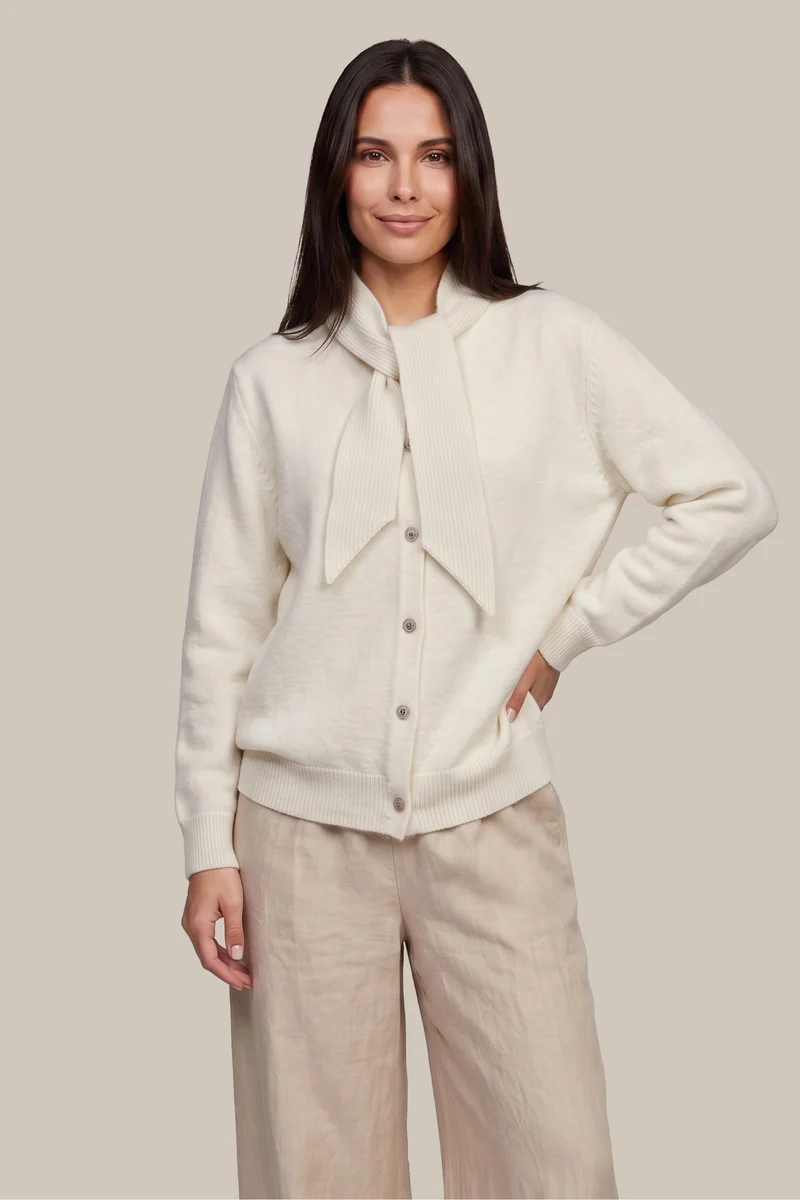 Vest Liora Knitting Wool White