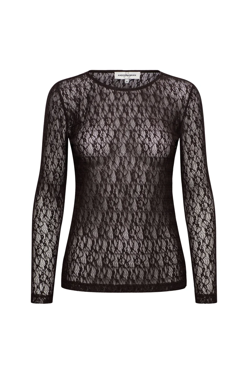 Top Tris Lace Dark Chocolate TO390