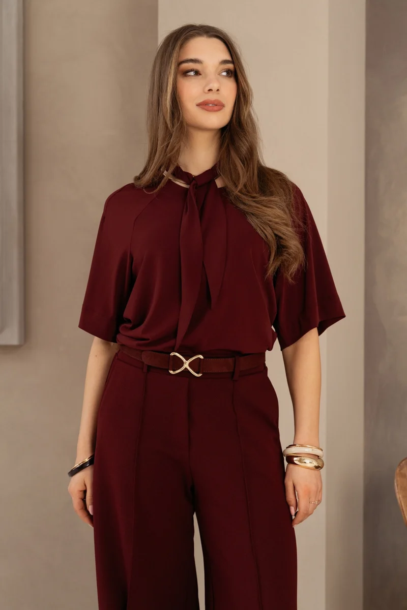 Top Rianne Burgundy TO388