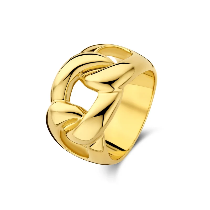 Parte Di Me Bibbiena Poppi Adriane 925 Sterling Zilveren Gold Plated Ring PDM33069-60