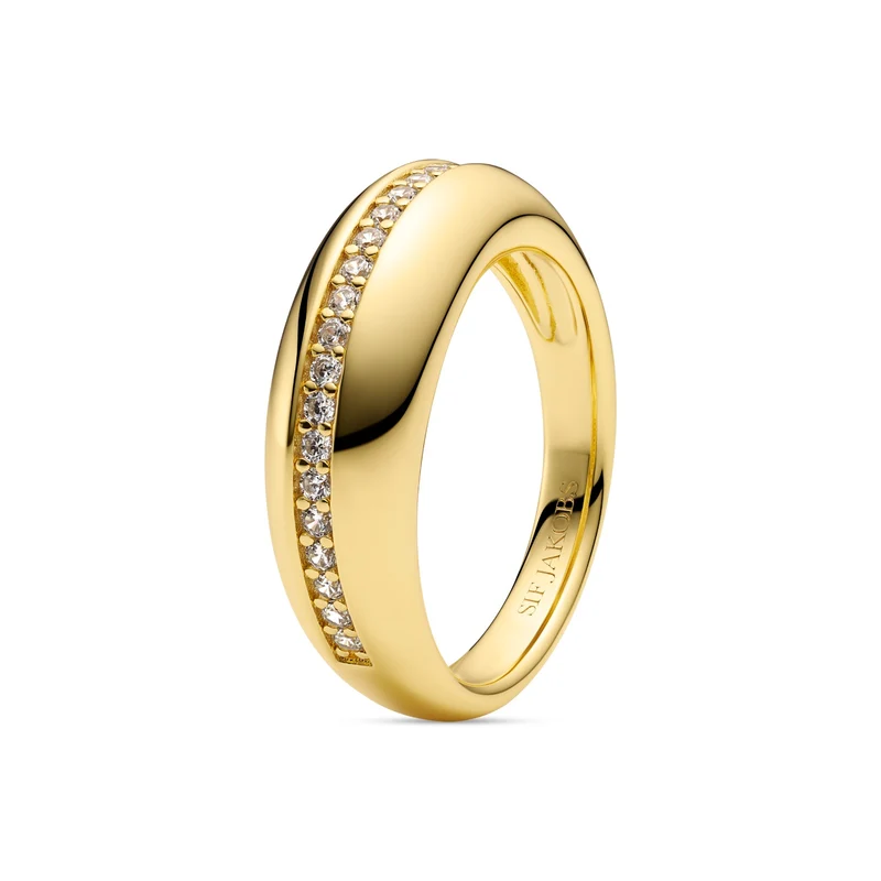 Sif Jakobs Vergulde Palermo Ring SJ-R2588-CZ-YG-52