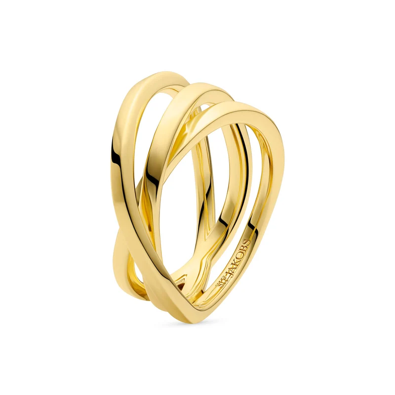 Sif Jakobs Vergulde Spirale Pianura Ring SJ-R2590-YG-56