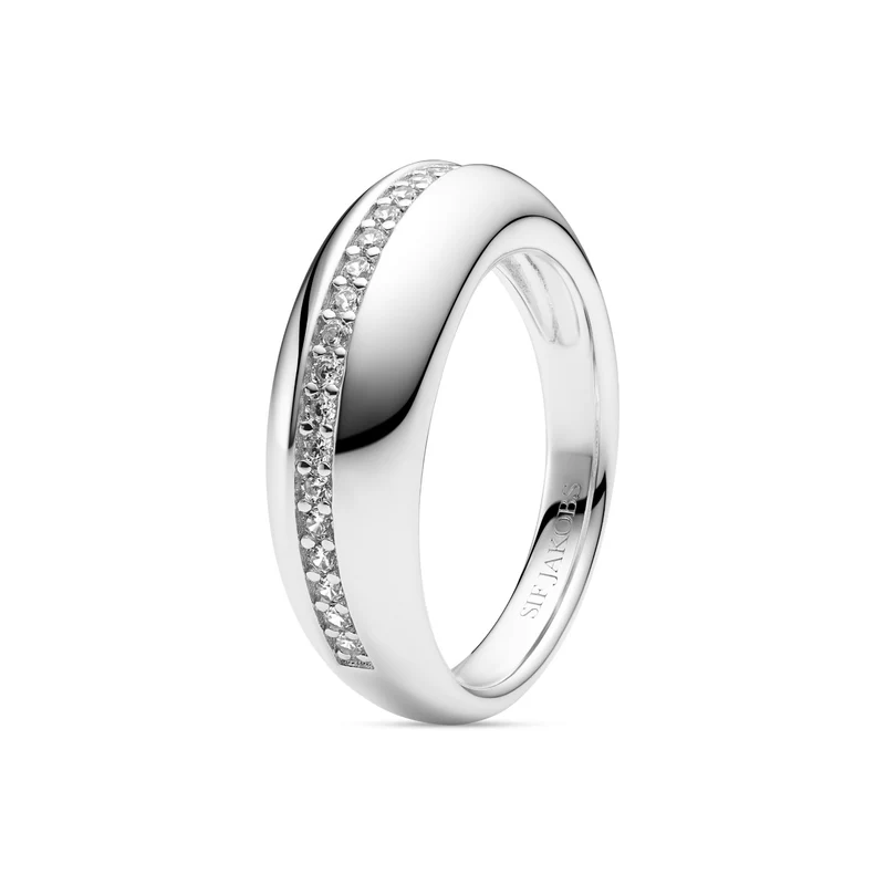 Sif Jakobs 925 Sterling Zilveren Palermo Ring SJ-R2588-CZ-52