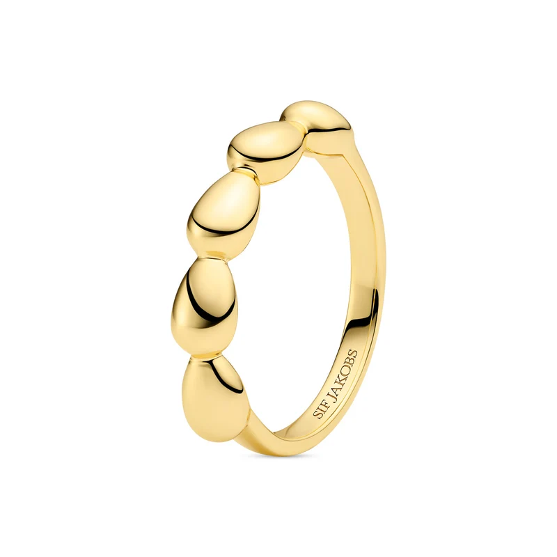 Sif Jakobs Vergulde Goccia Piccolo Pianura Ring SJ-R2594-YG-54