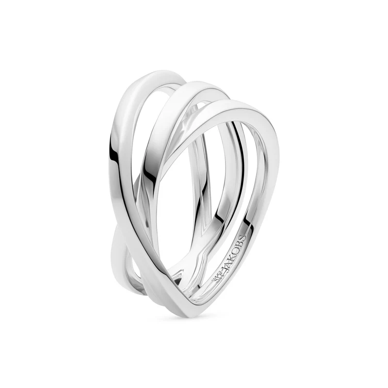 Sif Jakobs 925 Sterling Zilveren Spirale Pianura Ring SJ-R2590-56