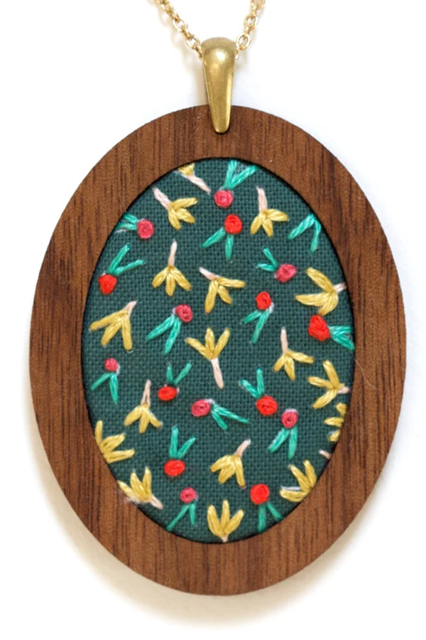 Embroidered Pendant Kit