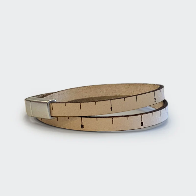 Thin Leather Wrist Ruler
