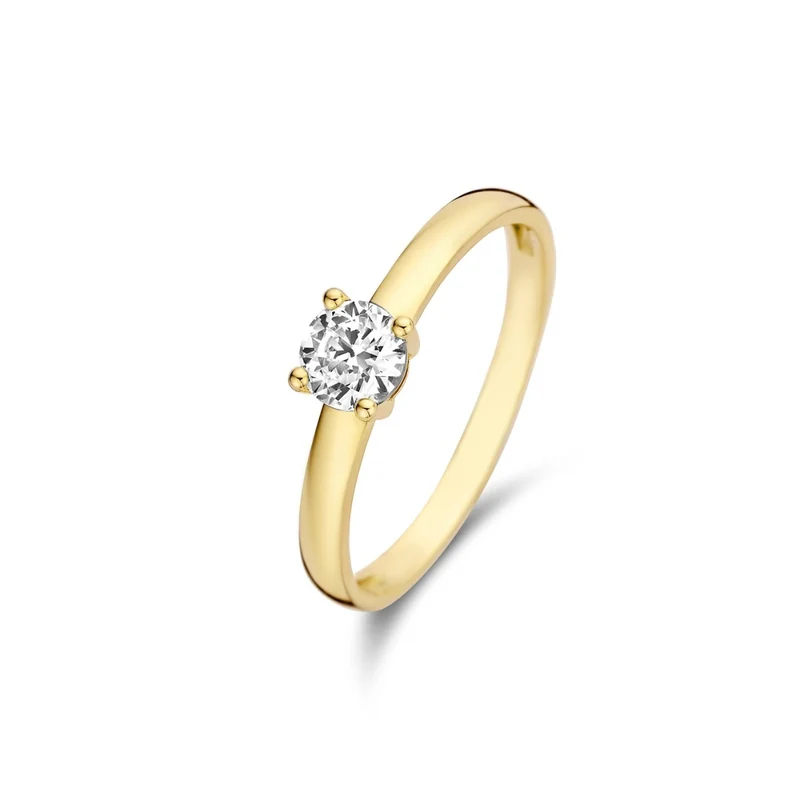 Isabel Bernard Le Marais Soleil 14 Karaat Gouden Ring IB330068-50 (Maat: 50)