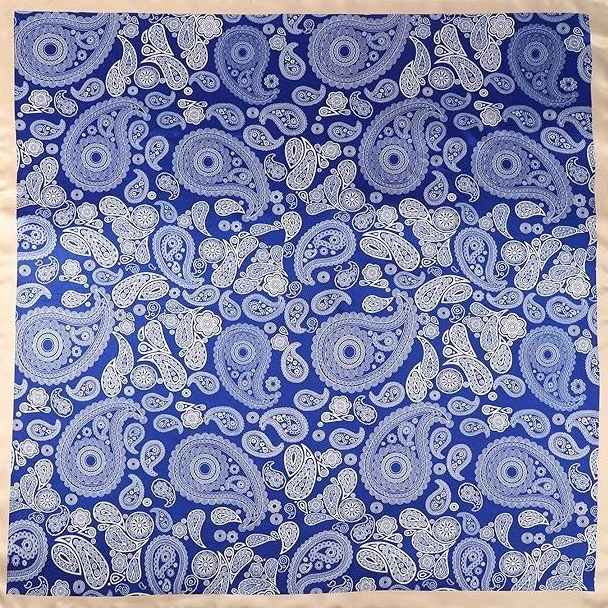 Dealers 35 inch Perzische cashew bloemensjaal - Swirl Teardrop Art Shawl